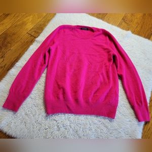 Naadam Cashmere Sweater Hot Pink Pullover Crew Neck Size Medium